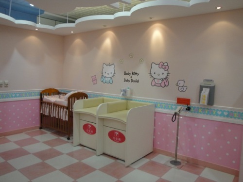Hello Kitty Nursery Room. The Hello Kitty Nursery and